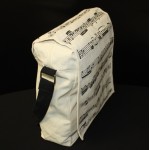 Shoulder bag with staves