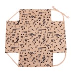 Jute basket mix of notes with cord
