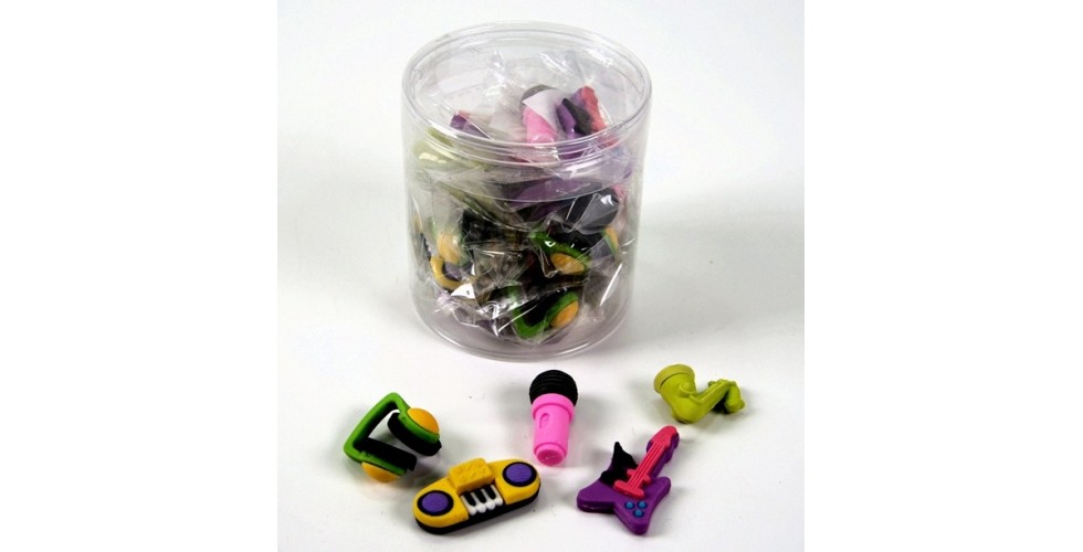 Erasers Musical Motif Design