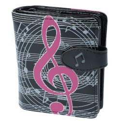 Treble Clef & Notes Wallet