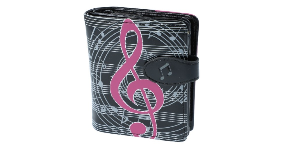 Treble Clef & Notes Wallet
