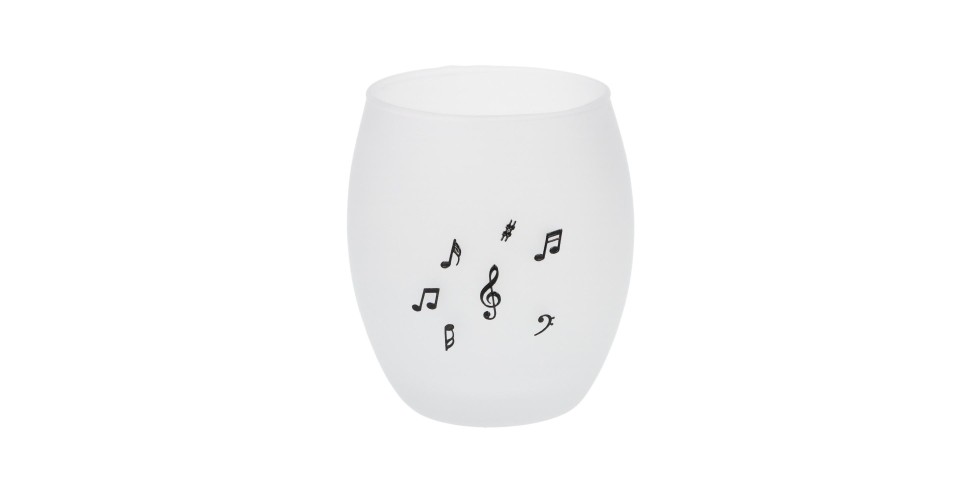 Satin candle holder
