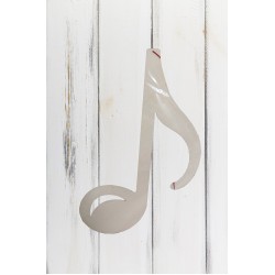 Wooden decorative pendant eighth note