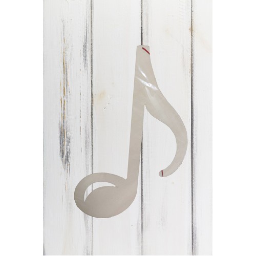 Wooden decorative pendant eighth note