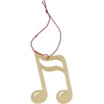 Wooden decorative pendant double sixteenth note 