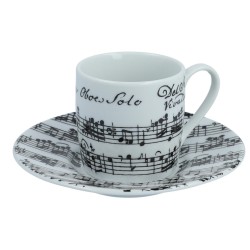 Porcelain series Vivaldi espresso cover