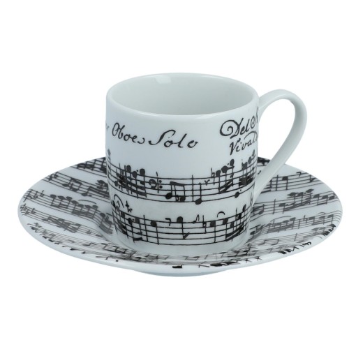 Porcelain series Vivaldi espresso cover