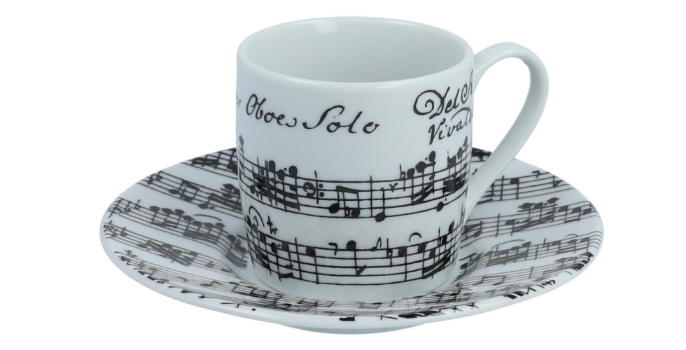 Porcelain series Vivaldi espresso cover