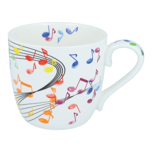 Flying Notes porcelain mug