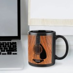 Guitar-Shaped Coffee Mug 