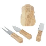 Cheese set Guitar, knife block