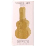 Cheese set Guitar, knife block