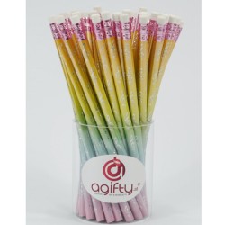 Pencil G-Clef Colourful/Silver