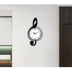 Treble Clef Wall Clock