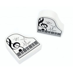 All i need is music, Eraser Piano white