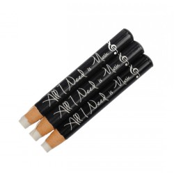 Eraser ''All I Need Is Music'' Black Dia 1,0*8,7 Cm L