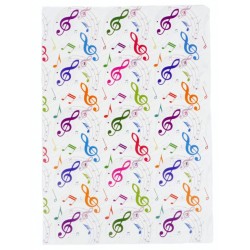 L Folder G-Clef Colourful A4