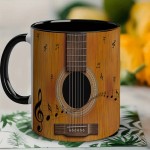 Guitar-Shaped Coffee Mug
