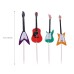 24pcs Guitar Shape Cupcake Toppers