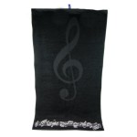 Towel bath black 50 x 100 cm