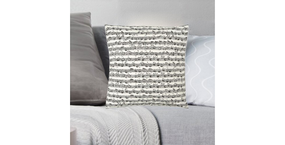 Pillow Sheet music 40 x 40 cm Vienna World