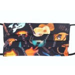 Guitars Face Mask 100% Cotton
