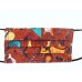 Guitars Face Mask Bordeaux 100% Cotton