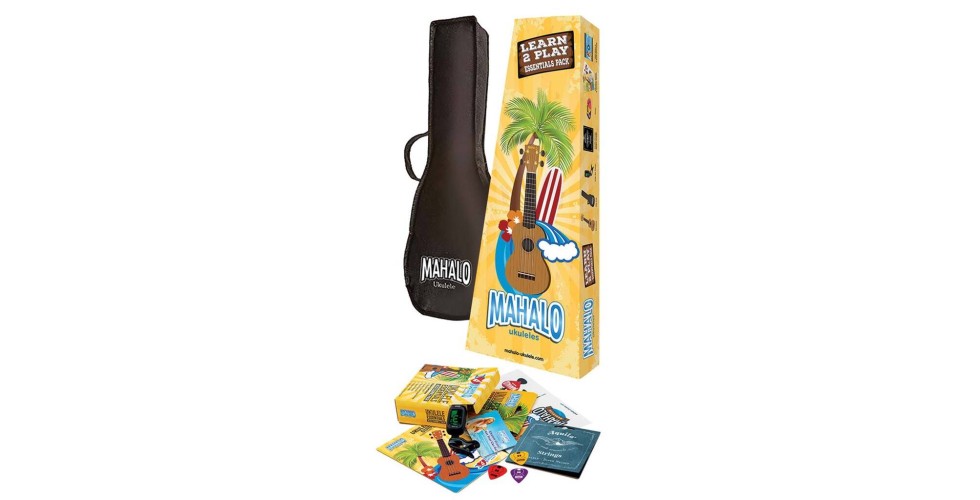 Learn 2 Play Pack: Kahiko Sop Uke  - Trans Brown