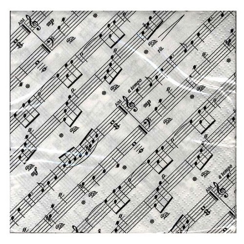 Napkins 2-Ply Sheet Music 