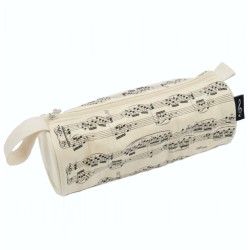 Pencil Case Notelines Creme