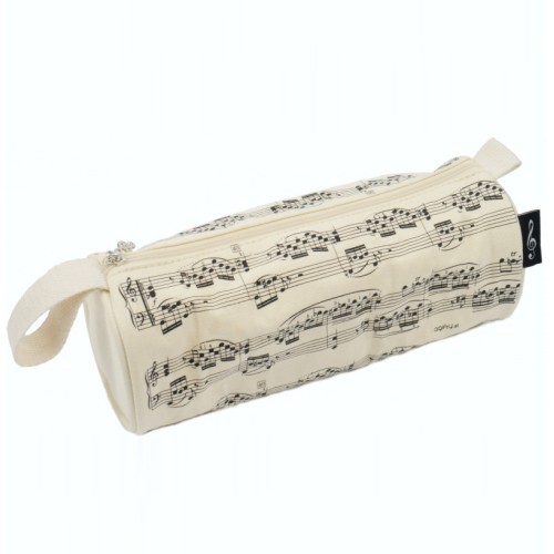 Pencil Case Notelines Creme