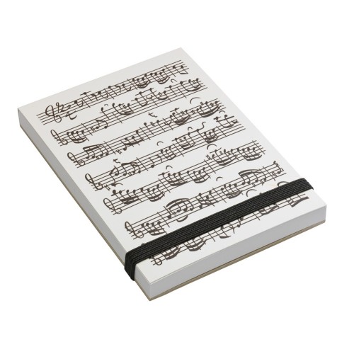 A7 Notepad Sheet Music White Vienna World