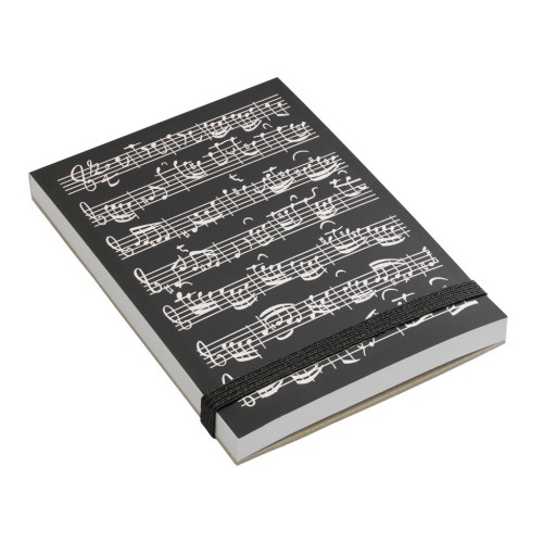A7 Notepad Sheet Music Black Vienna World