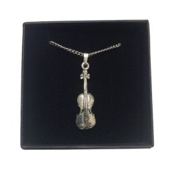 Violin Pewter Pendant
