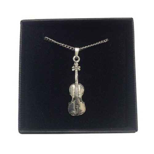 Violin Pewter Pendant