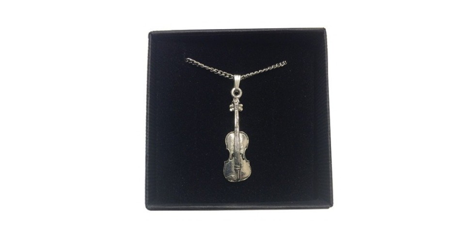 Violin Pewter Pendant