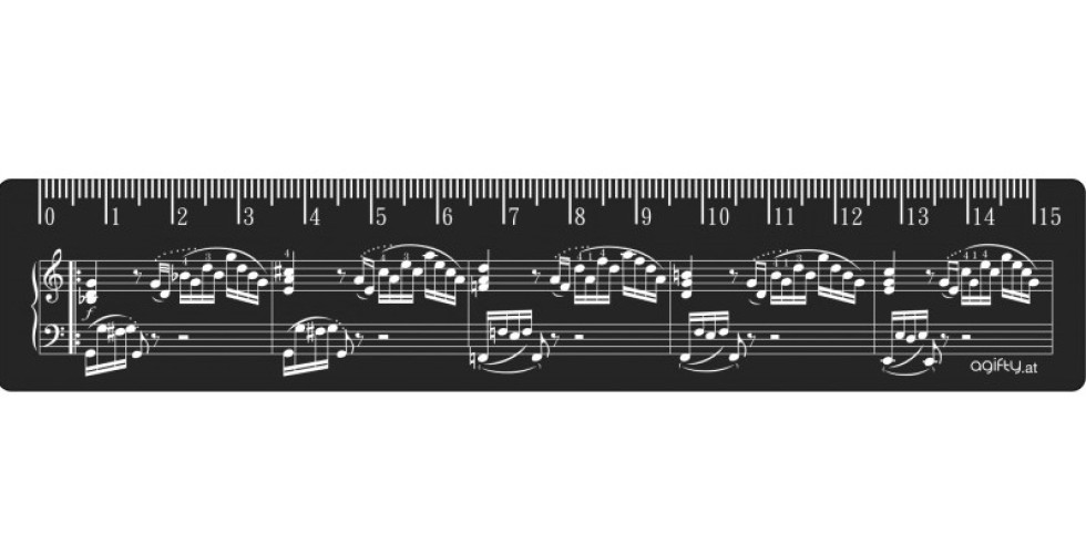 Ruler Sheet Music 15 Cm