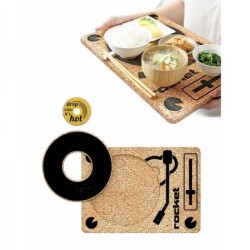 Trivet & Tray 3-In-1 "DJ Three-Vet"