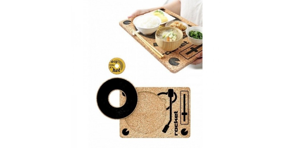 Trivet & Tray 3-In-1 "DJ Three-Vet"