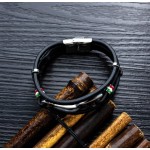 Black Guitar St.Steel Bracelet 