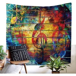 Colorful Music Tapestry, Psychedelic Tapestry 130 x 150 cm