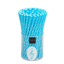Pencil Treble Clef Light Blue (set of 2) Vienna World