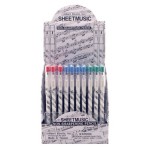Sheet Music Design plastic pencil 
