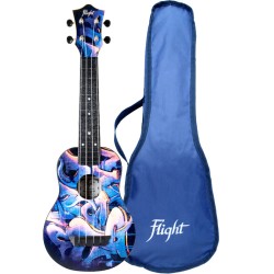 Flight TUS40 ABS Travel Ukulele - Graffiti