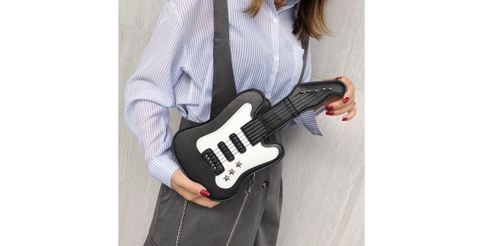 Guitar Women Shoulder Smart Phone Bag