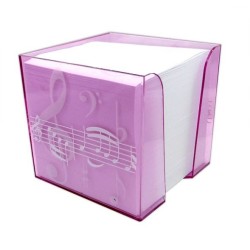 Memo Note Block Treble Clef /Pink