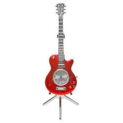Miniature Clock Electric Guitar (red)