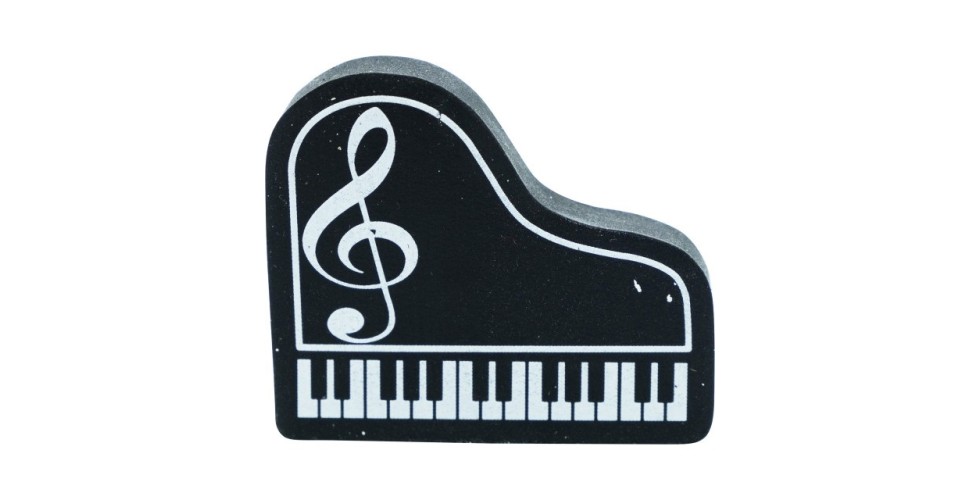 Piano Eraser Black 