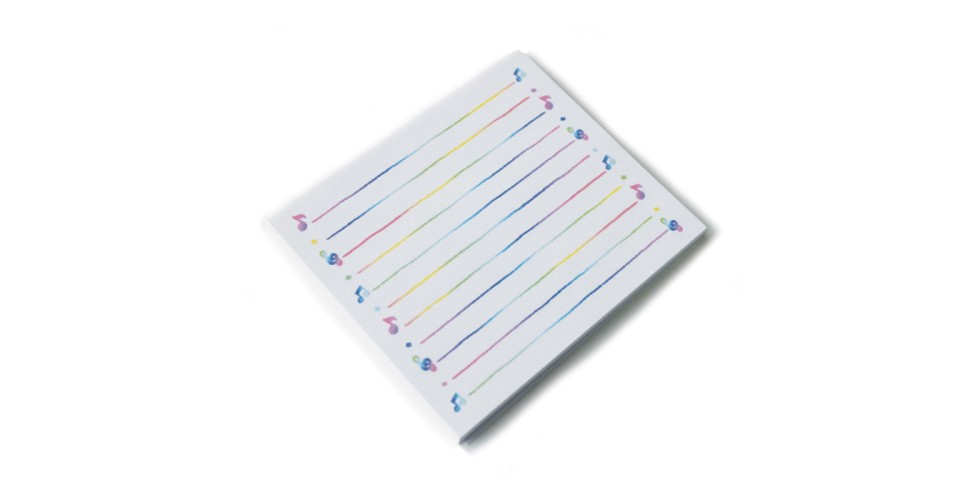 Memo - sticky notes Rainbow Lines