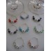 NUMBERS Acrylic Pearls Wine Glass Charms
